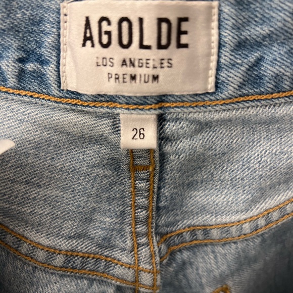 Agolde Riley High Rise Straight Crop - Picture 10 of 10